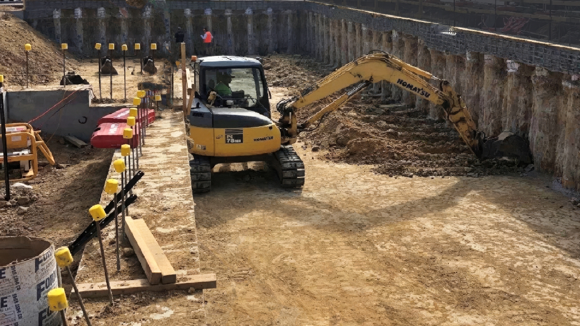 huge suburban luxury home basement works