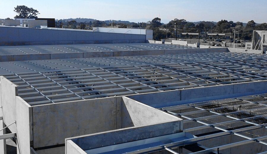 large span roofing project wider