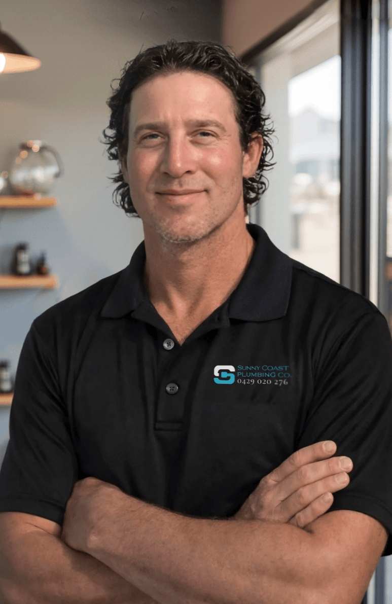 lyndon richardson in residential apartment owner of sunshine coast plumbing co