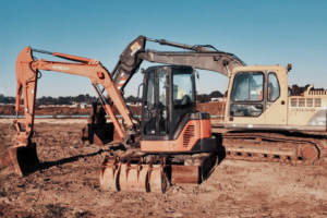 underground plumbing infrastructure machinery