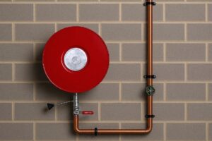 water supply to firehose reel wide cover